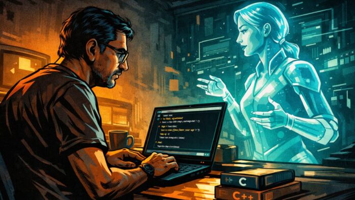 Journalist returns to coding after 22 years, begins learning Python with AI guidance.