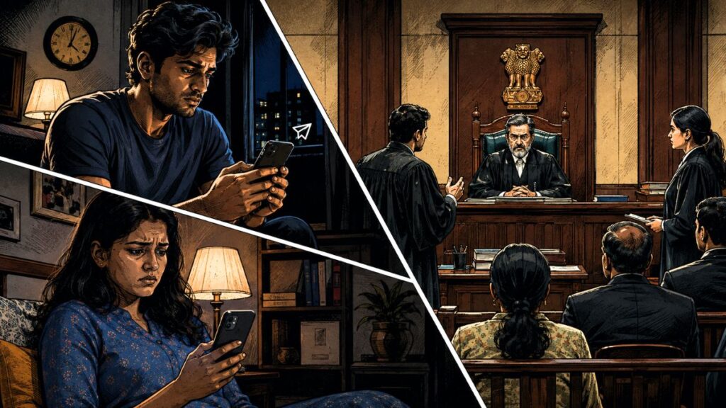 Karnataka High Court quashed criminal charges arising from a law student’s single private Instagram message.